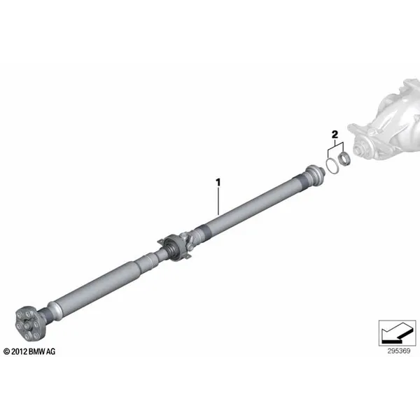 Карданный вал/закладная гайка