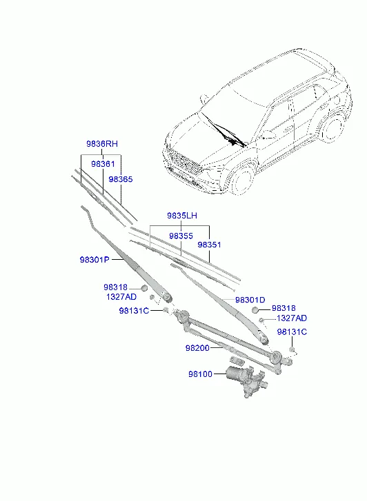 стеклоочиститель ветрового стекла