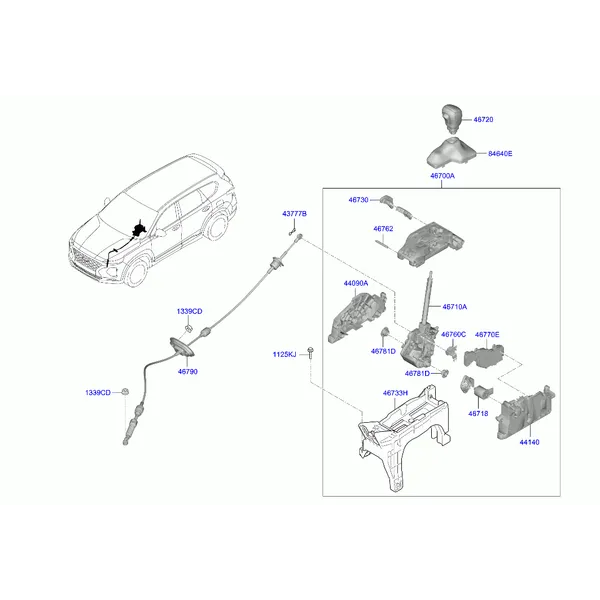 SHIFT LEVER CONTROL (ATM)