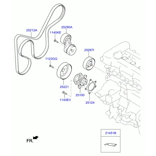 насос охлаждающей жидкости