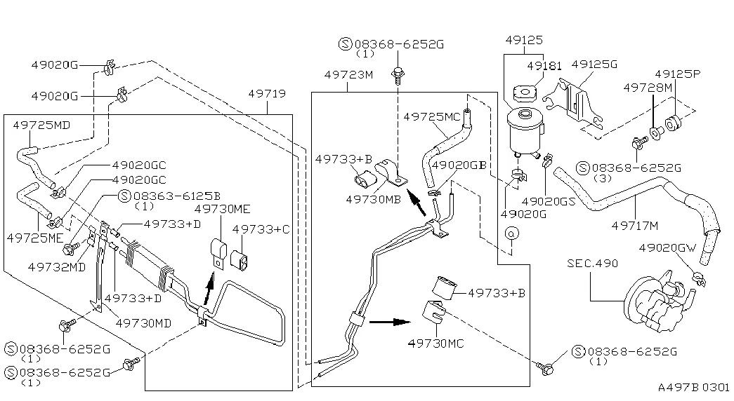Трубопровод ГУР; PART 1
