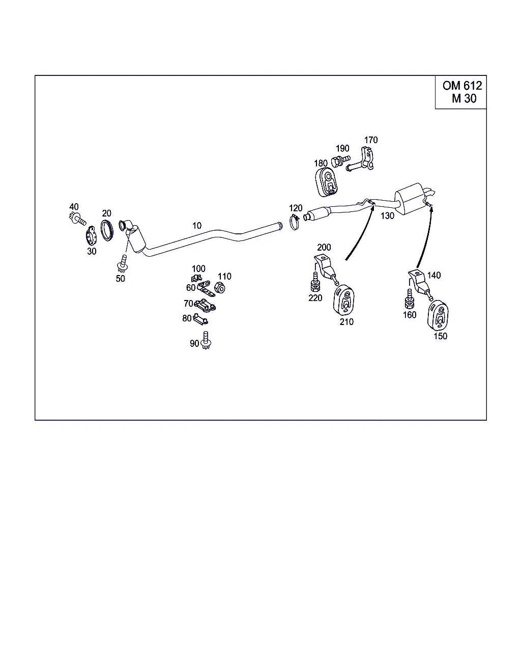 СИСТЕМА ВЫПУСКА ПРИ 5-ЦИЛ. ДИЗЕЛЬН. А/М