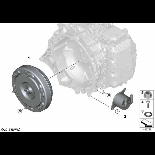 GA8G45AW гидротр.крут.мом./охл.тр.масл.