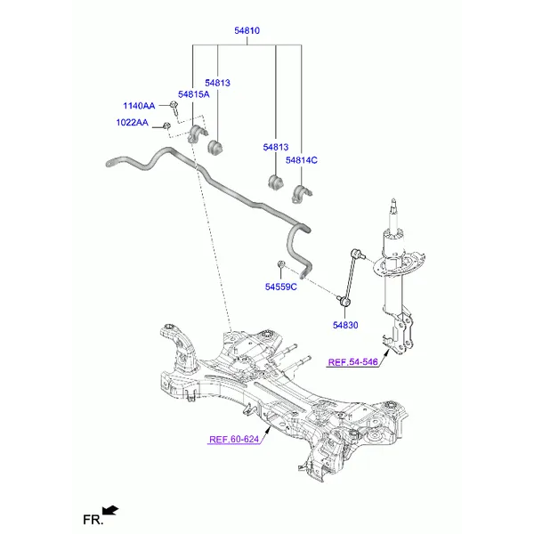 FRONT SUSPENSION CONTROL ARM