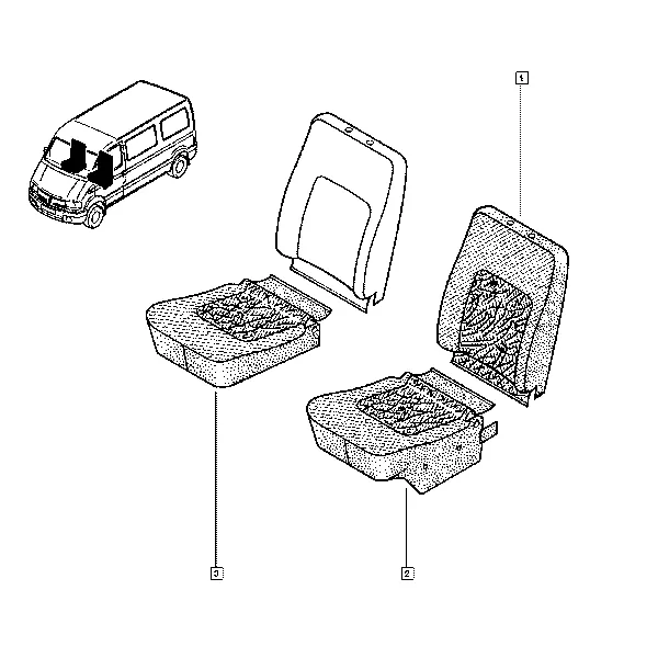 Обивка сиденья