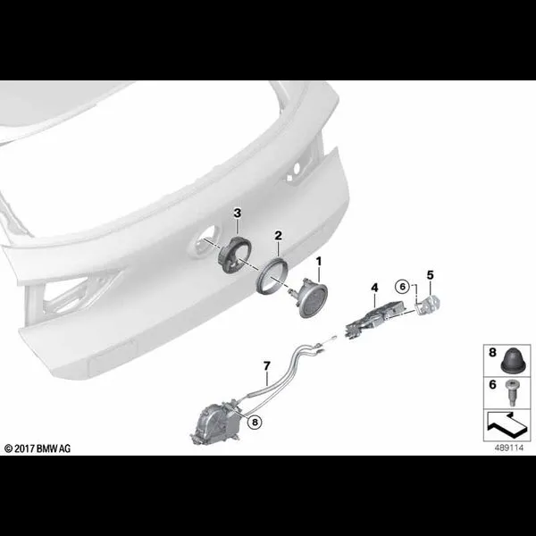 Багажная дверь/система запирания