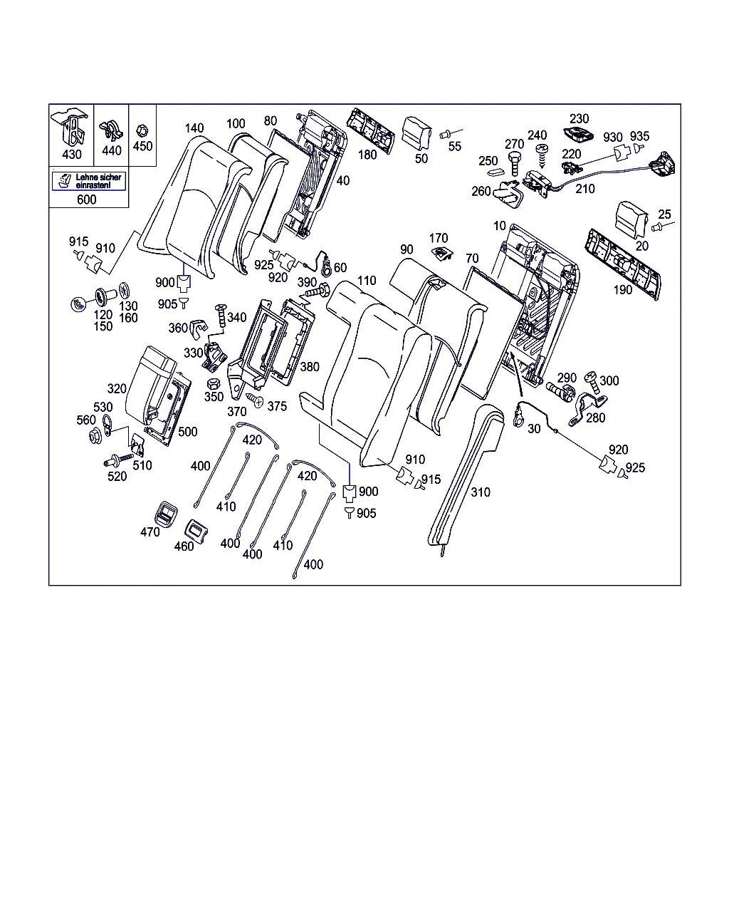 ЗАДНЯЯ СПИНКА ОТКИДНАЯ