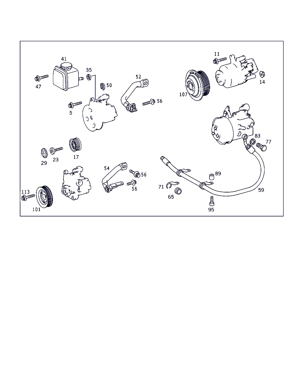 НАВЕСН. ДЕТАЛИ НАСОСА ГУР