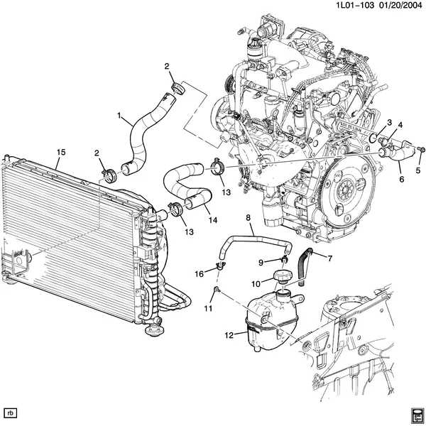 HOSES & PIPES/RADIATOR (LNJ/3.4F)