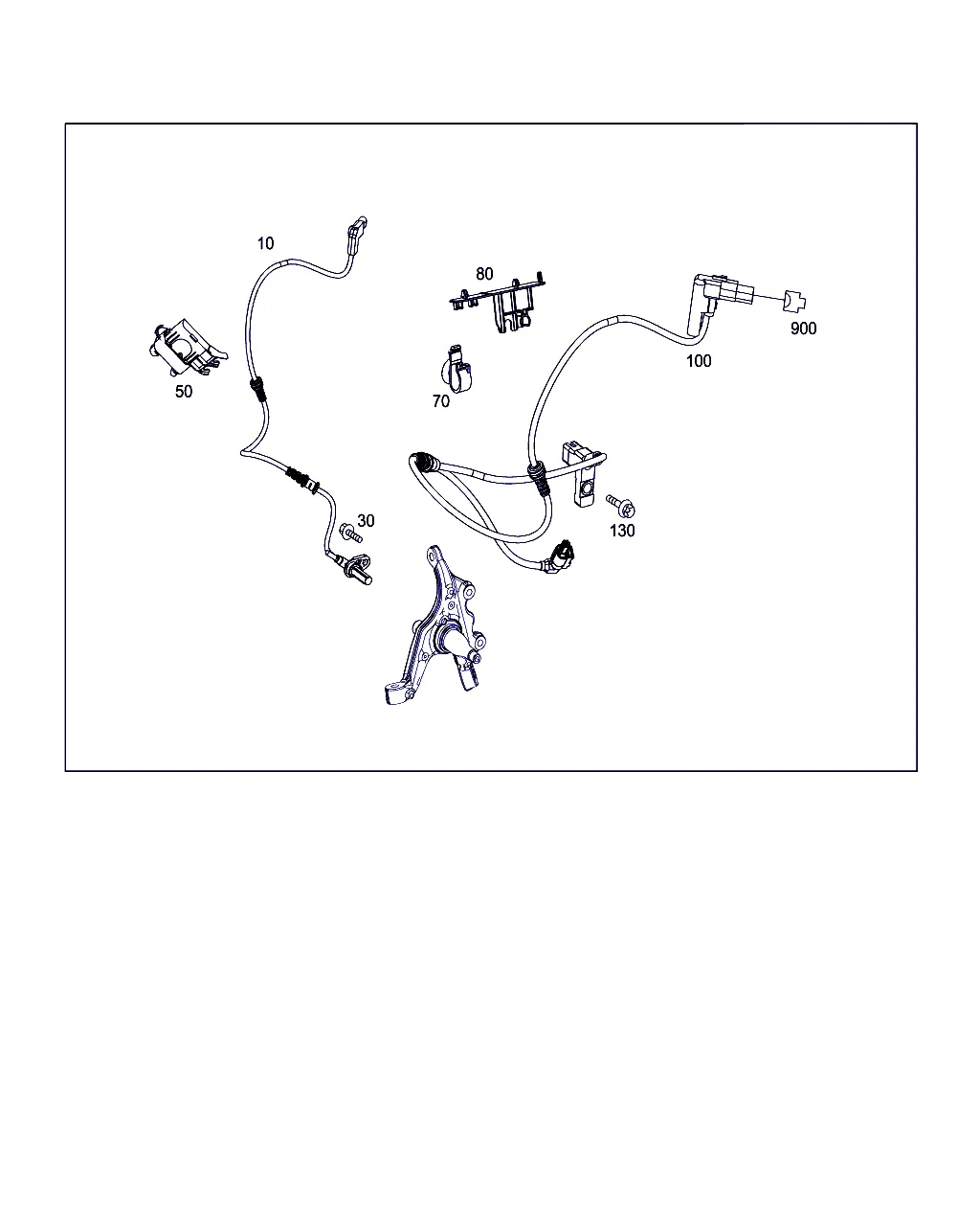 ЭЛЕКТРОПРОВОДКА ПЕРЕДНЕГО МОСТА