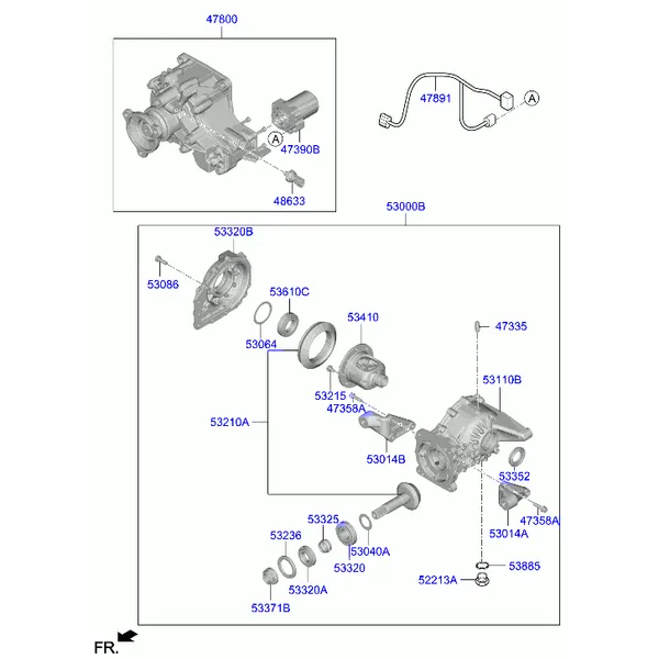 Чашка заднего дифференциала