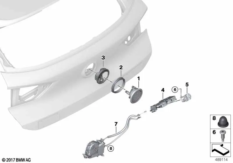 Багажная дверь/система запирания