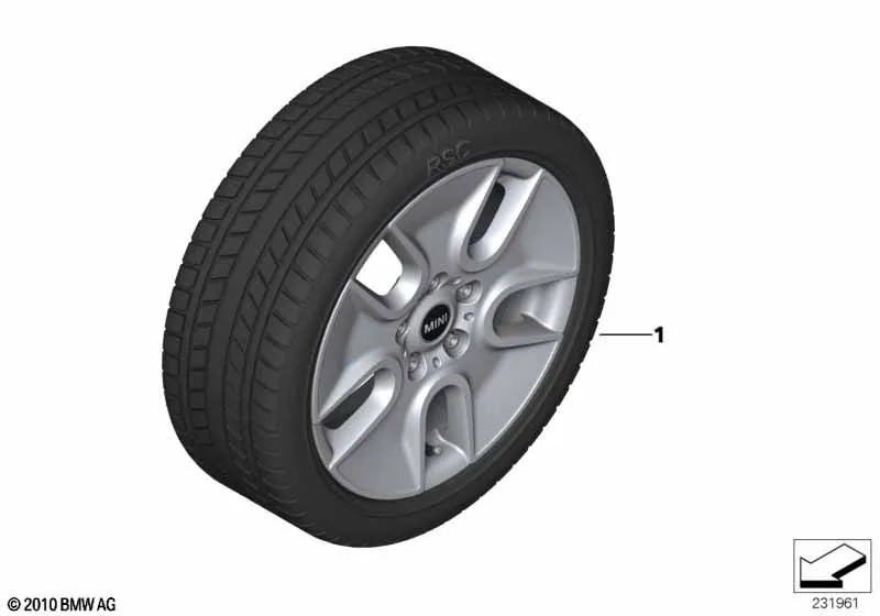 Колесо в сб.зим.Tunnel Spoke R125-17"