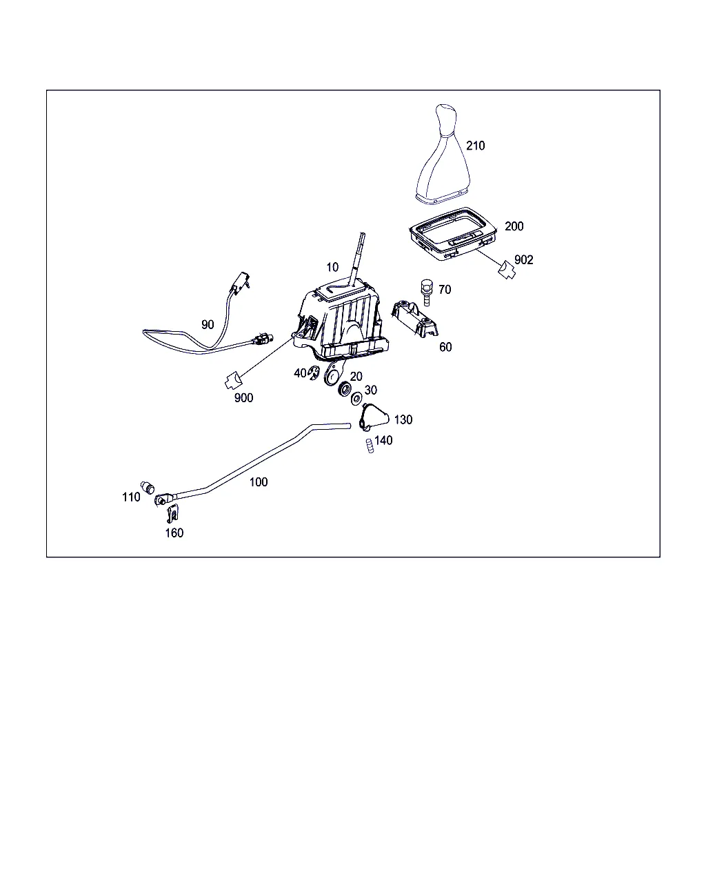 МЕХАНИЗМ СЕЛЕКТОРА АКП НА ЦЕНТР. КОНСОЛИ