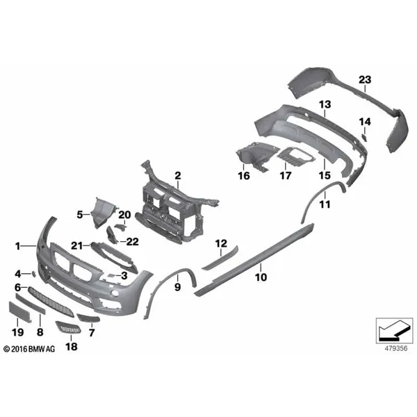 Дооснащение аэродинам.комплектом M