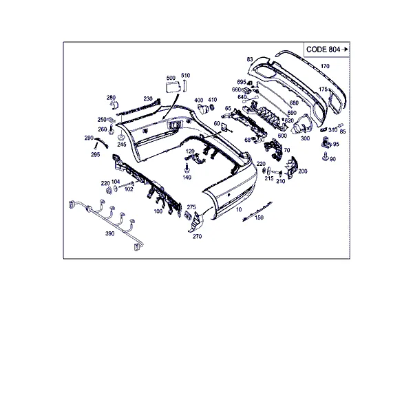 БАМПЕР ЗАДНИЙ