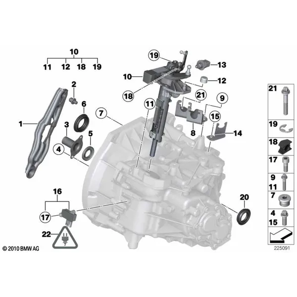 Детали коробки передач GS6-53BG/DG