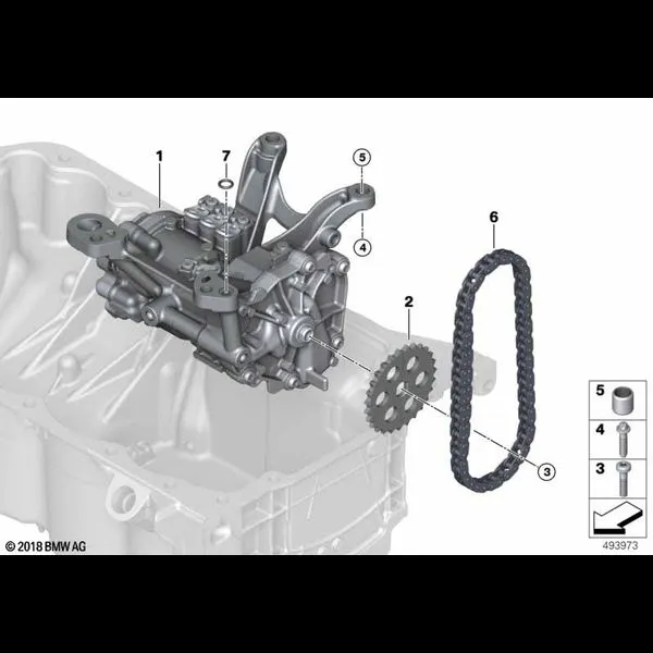 Смазочная система/маслян.насос с прив.