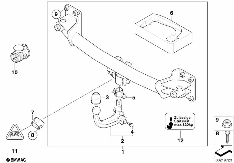 Тягово-сцепное устройство съемное