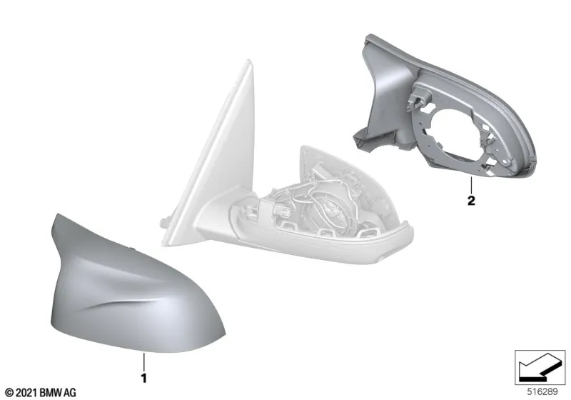 Дооснащение наружным зеркалом в M-стиле