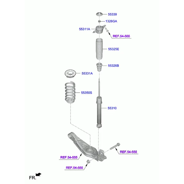 REAR SPRING & STRUT