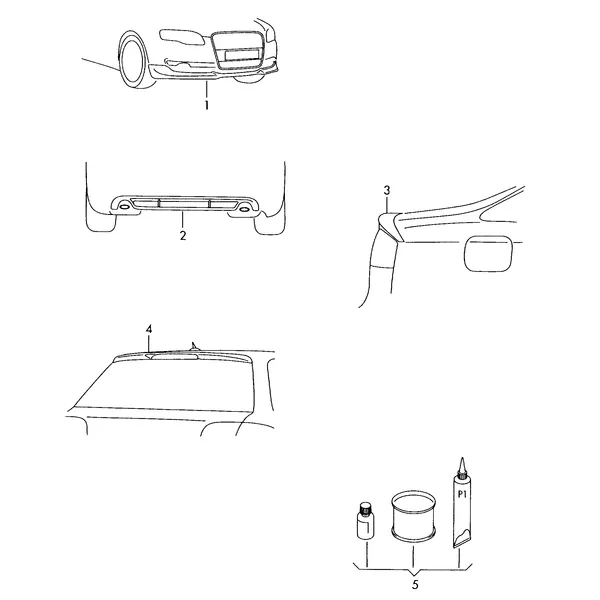 Оригинальные аксессуары Аэродинамический обвес