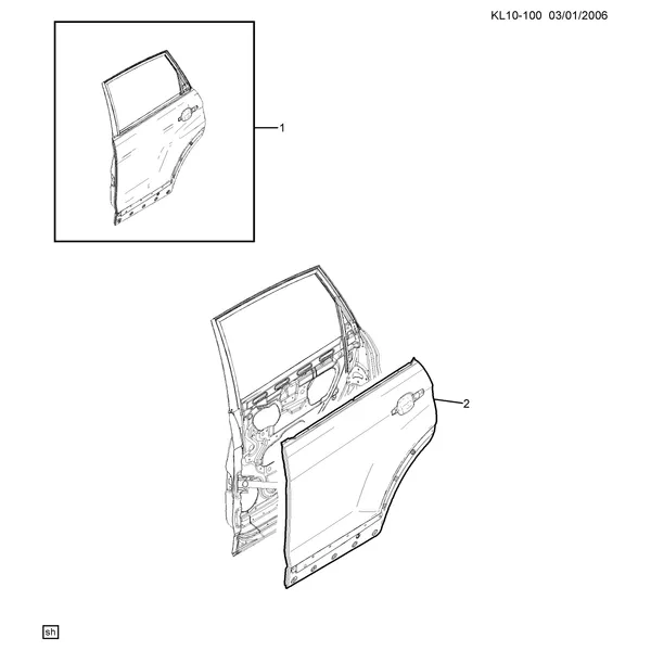 ДВЕРЬ/ЗАДНЯЯ