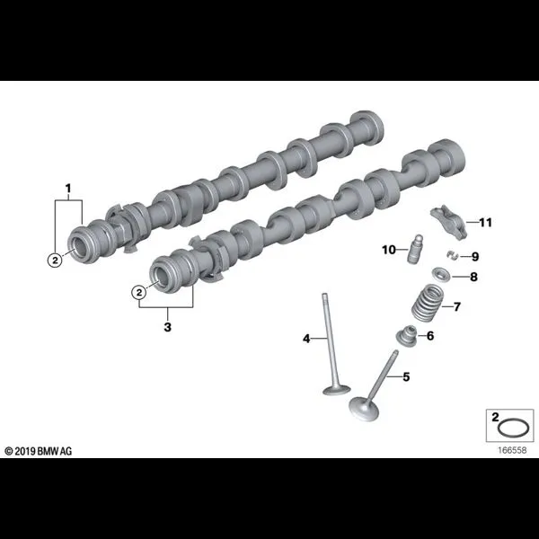 Распредвал мех.клап.газораспред./клапаны