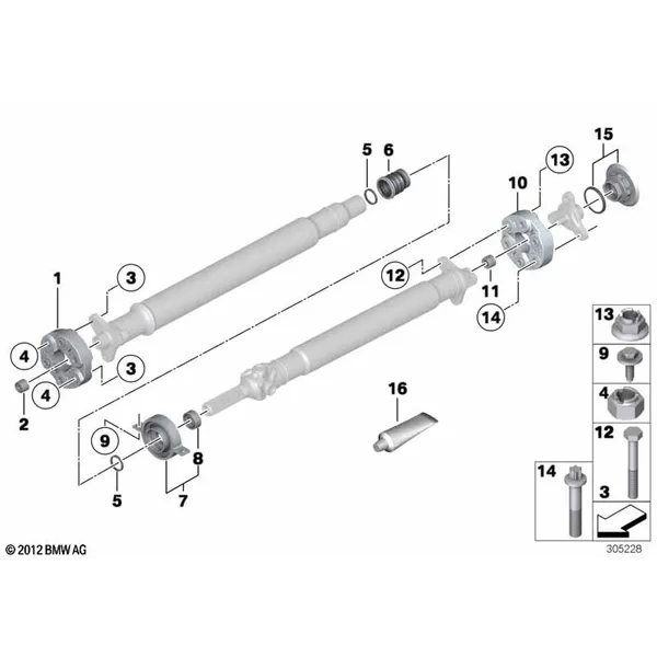 Эласт.муфта/пром.опора/закл.гайка