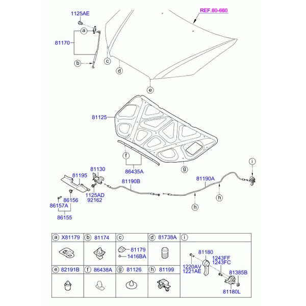 отделка капота