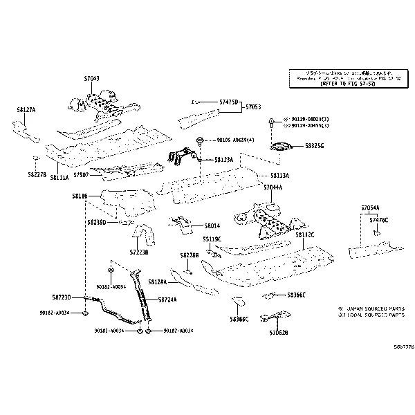 FRONT FLOOR PANEL & FRONT FLOOR MEMBER