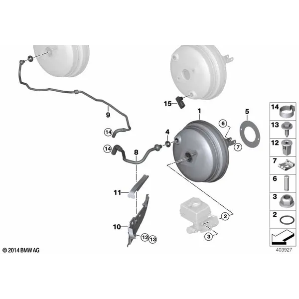 Вакуумный усилитель тормозов