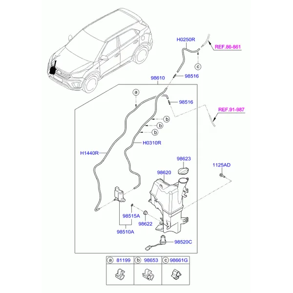 стеклоомыватель ветрового стекла