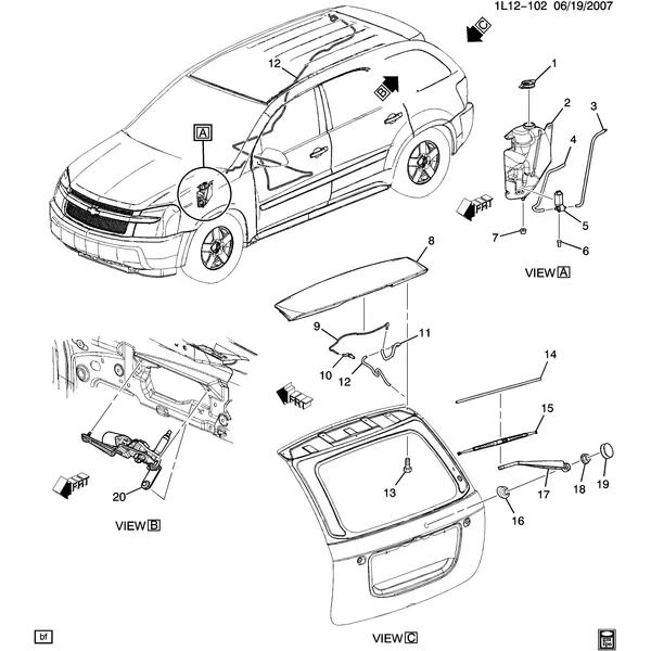 WIPER SYSTEM/REAR WINDOW