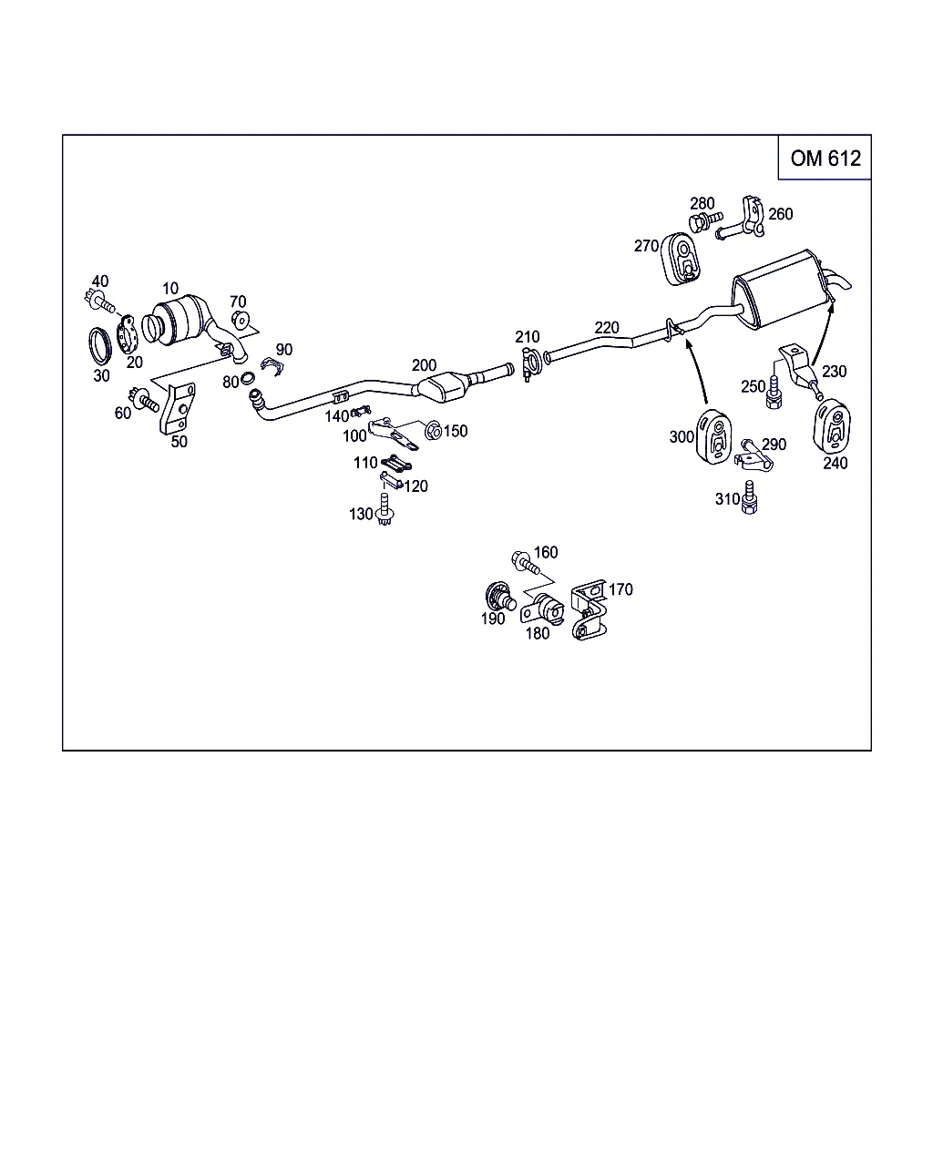 СИСТЕМА ВЫПУСКА ПРИ 5-ЦИЛ. ДИЗЕЛЬН. А/М