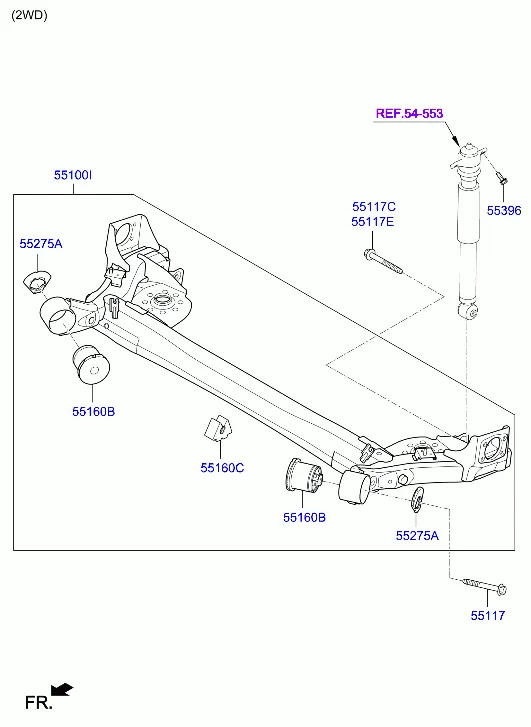 Рычаг задней подвески
