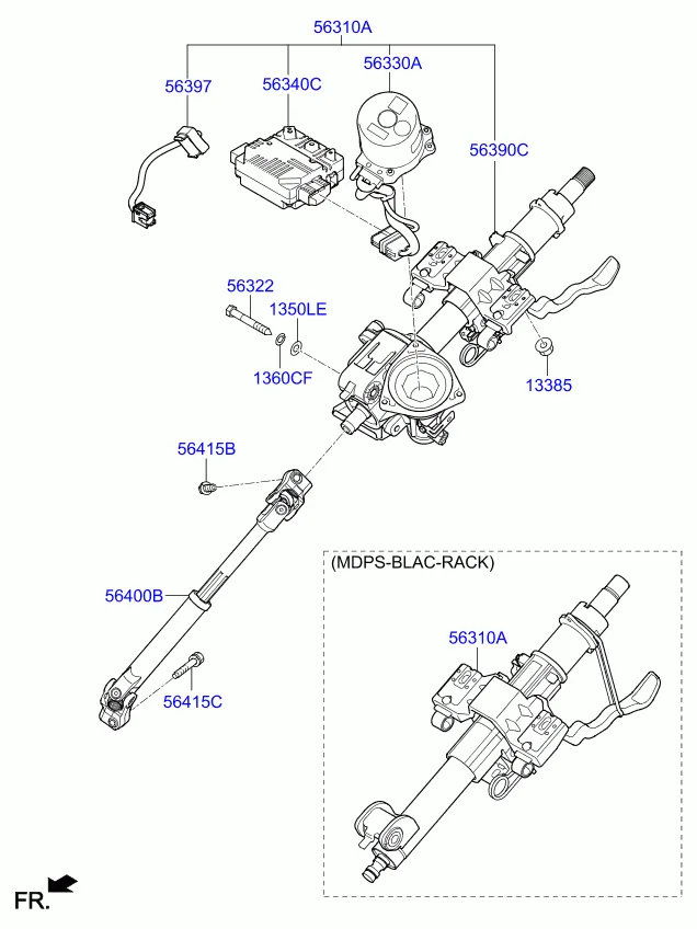Рулевая колонка и вал