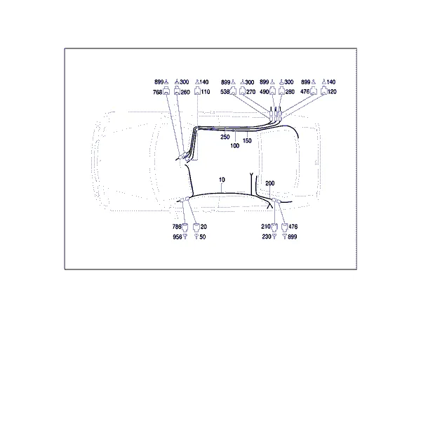 ЖГУТ ЭЛ.ПРОВОДКИ КРЫШИ