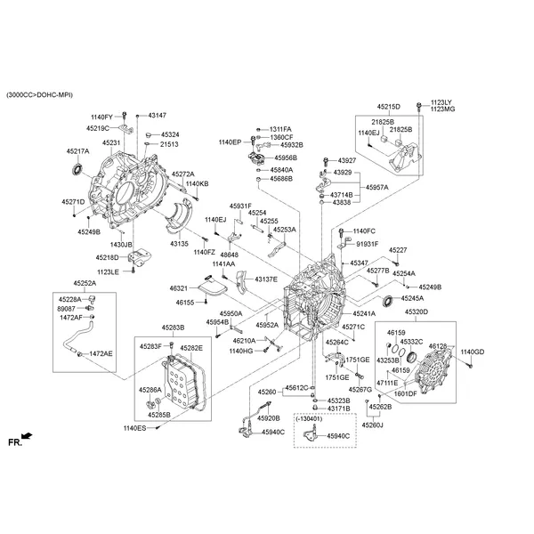 AUTO TRANSMISSION CASE; 2