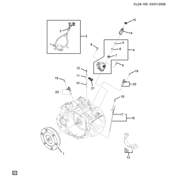 АВТОМАТИЧЕСКАЯ КОРОБКА ПЕРЕДАЧ PART 1 ГИДРОТРАНСФОРМАТОР И ДАТЧИК(M98)