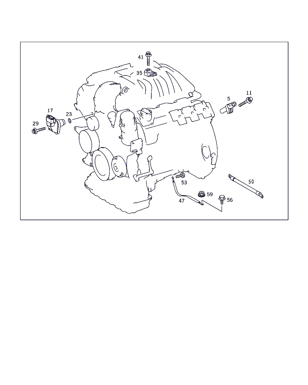ДАТЧИК ВМТ, ДАТЧИК ПОЛОЖЕНИЯ, ДАТЧИК ДЕТОНАЦИИ И ЛЕНТОЧНЫЙ ПРОВОД "МАССЫ"
