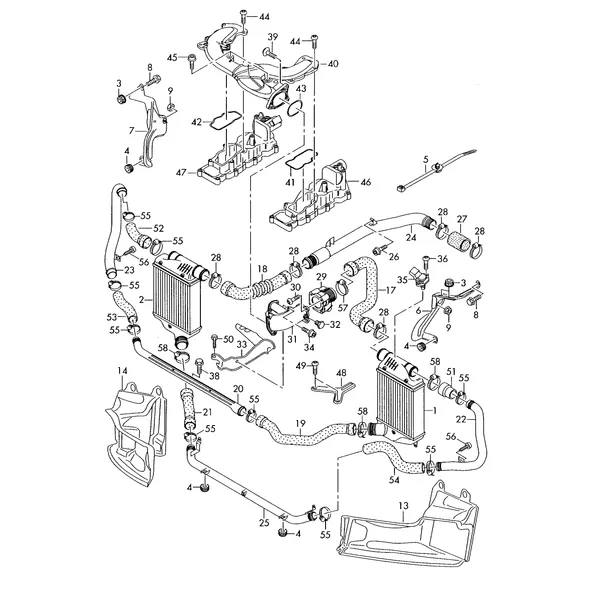 Промеж. охлад. наддув. воздуха
