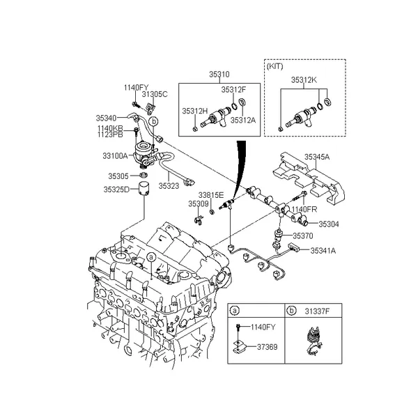 дроссельная заслонка и инжектор