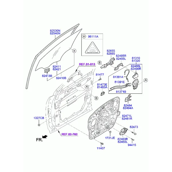 регулятор стекла двери передней и стекло