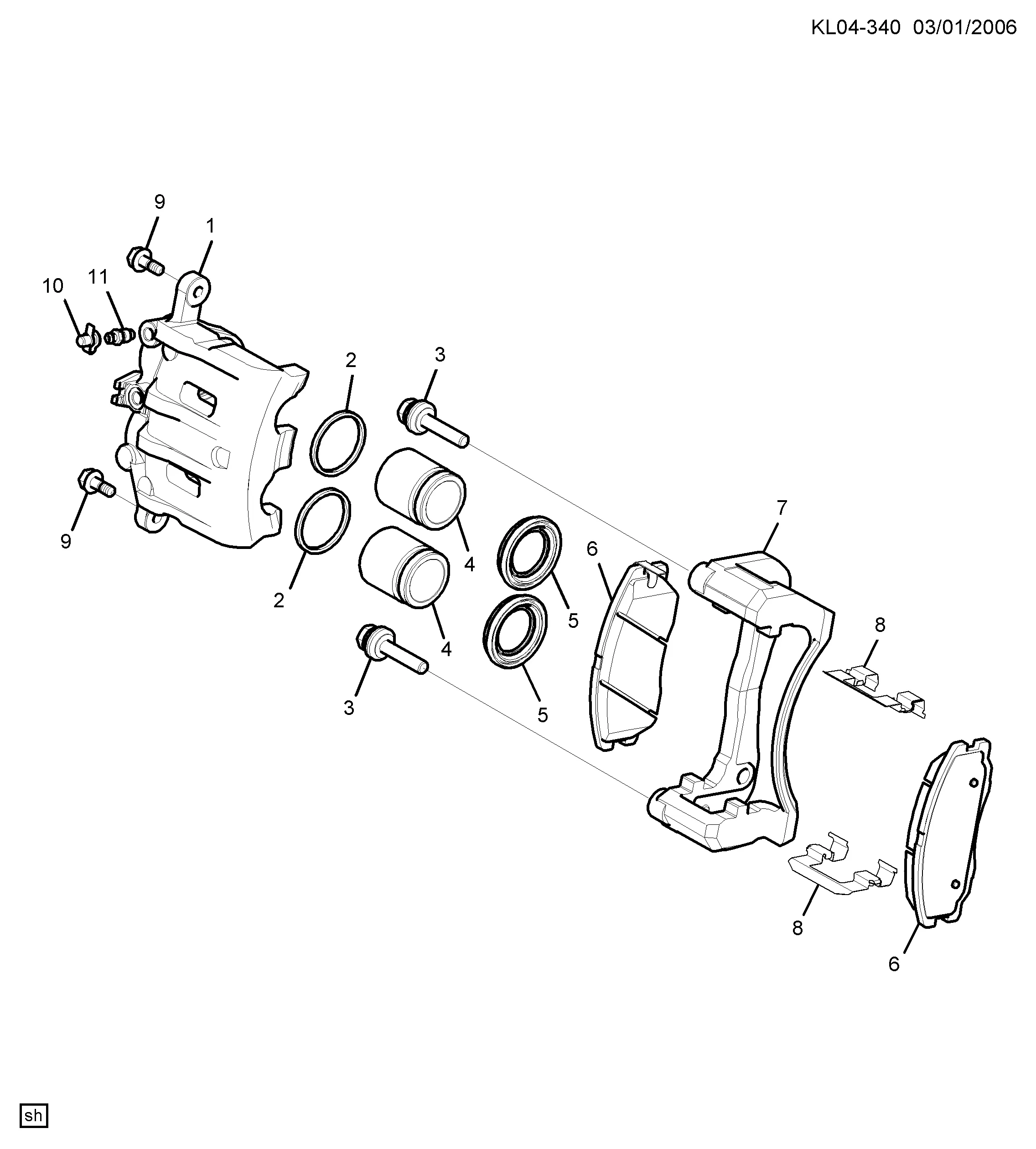 ТОРМОЗНОЙ СУППОРТ/ПЕРЕДНИЙ