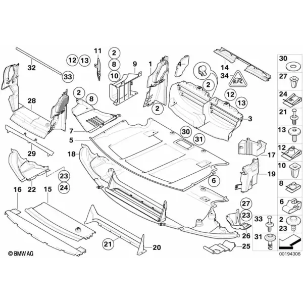 Воздуховоды моторного отсека