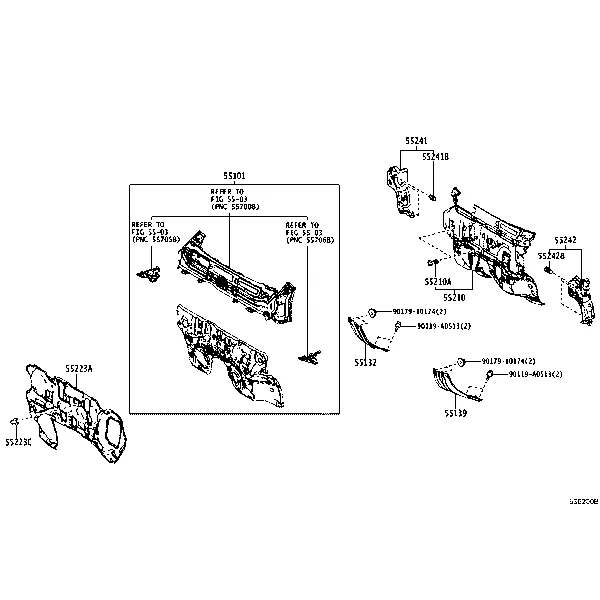 FRONT FENDER APRON & DASH PANEL