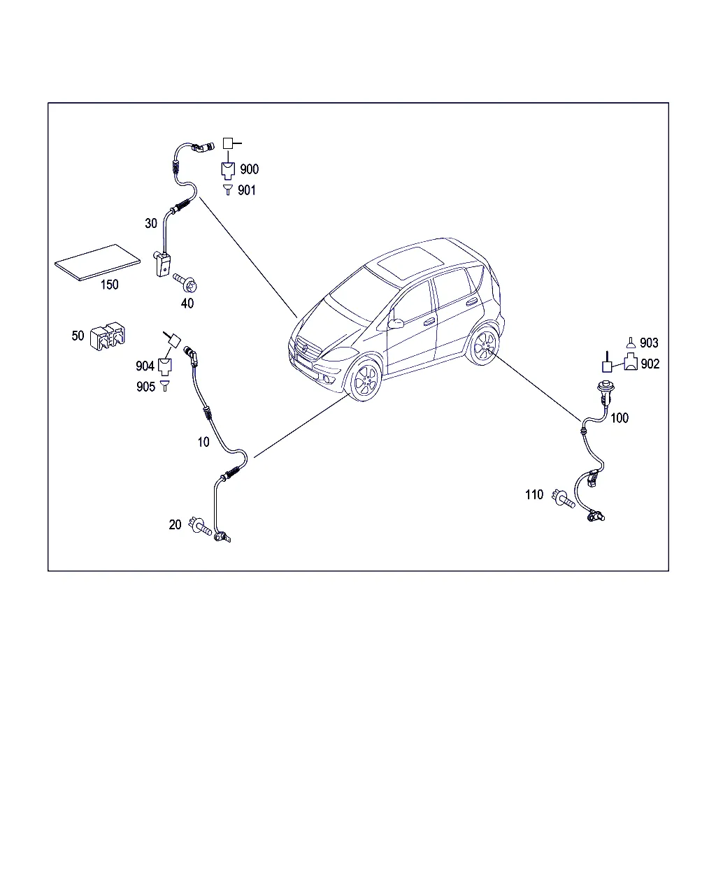 ИНДИКАТОР ИЗНОСА ТОРМ. КОЛОДОК И ДАТЧИК ЧАСТОТЫ ВРАЩЕНИЯ ПЕРЕДН. И ЗАДН. МОСТА