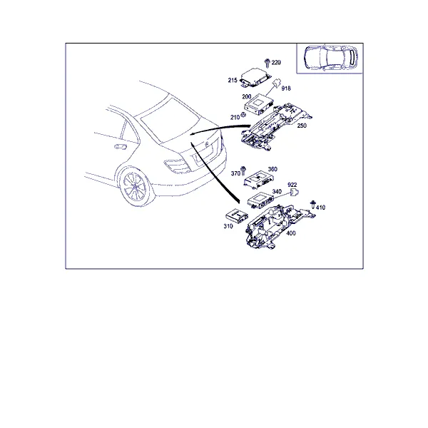 БЛОКИ УПРАВЛЕНИЯ И РЕЛЕ В БАГАЖНИКЕ