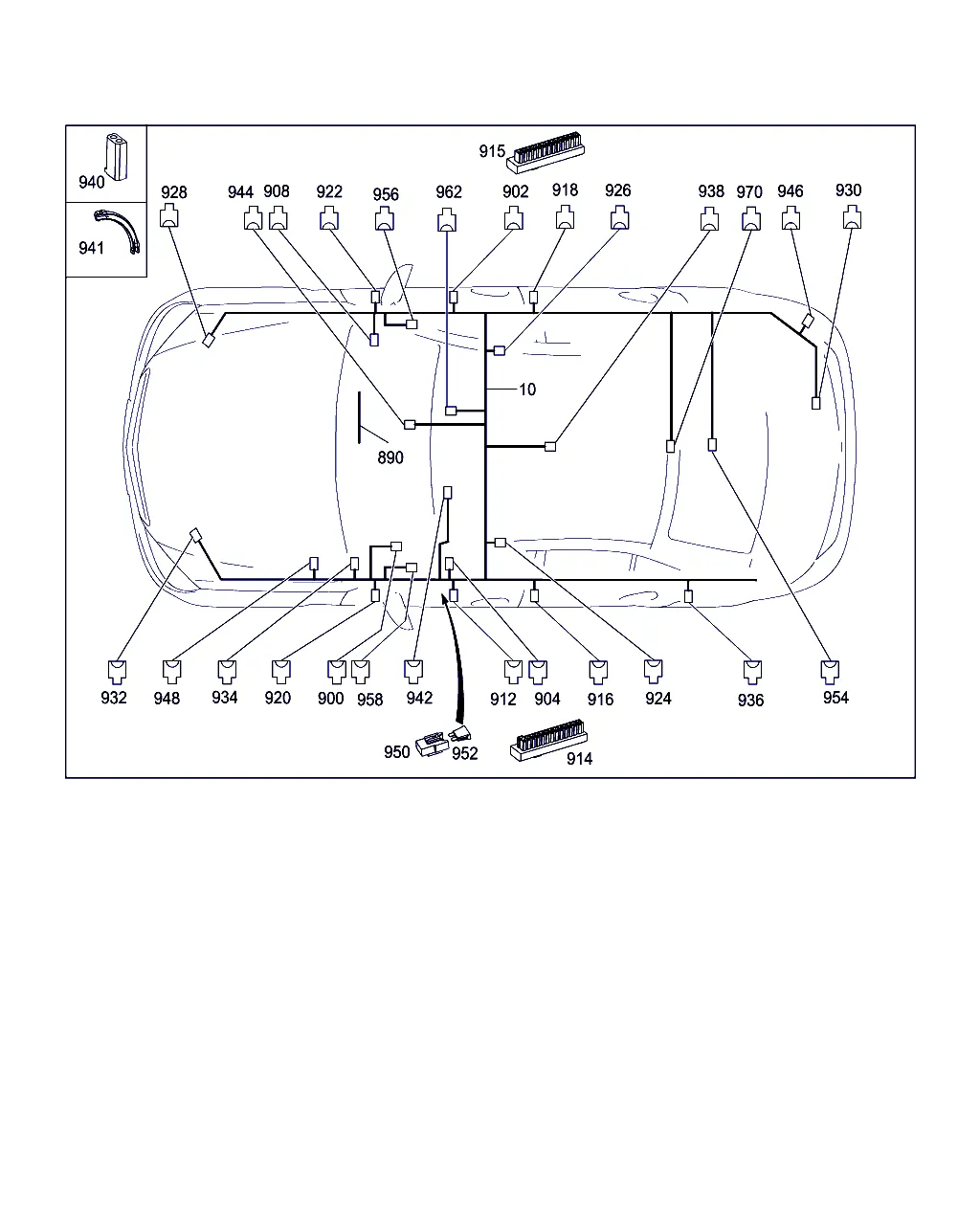 ОСНОВ.ЖГУТ ЭЛЕКТРОПРОВ.НЕСУЩ.ОСНОВ.КУЗ.
